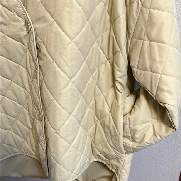 Zara Beige Quilted Jacket - Picture 4 of 4